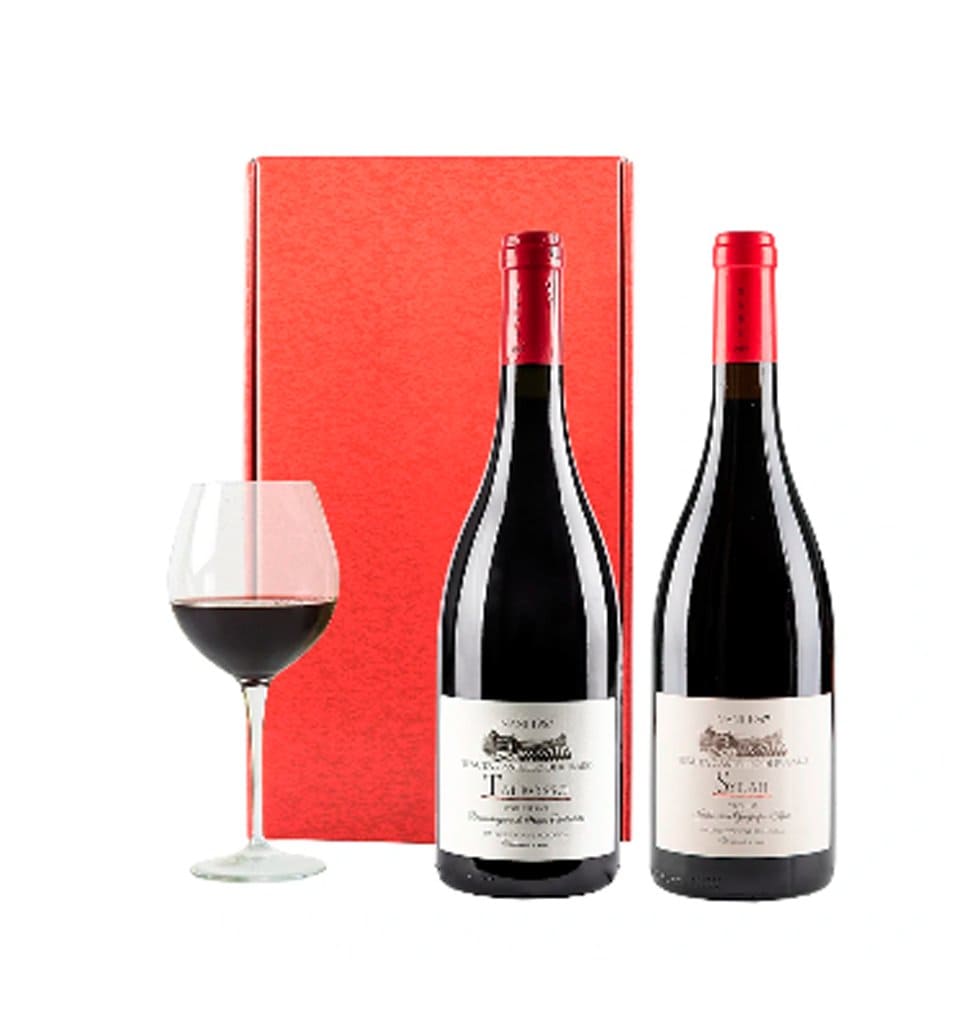The box includes:Box 2 Bottles Standing,Or Rosso V...