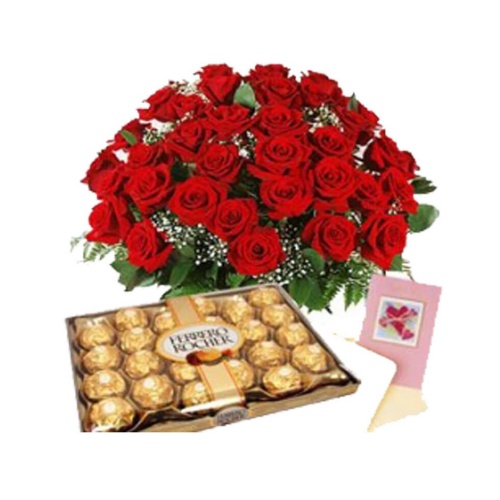 Red Roses and Ferrero Rocher
