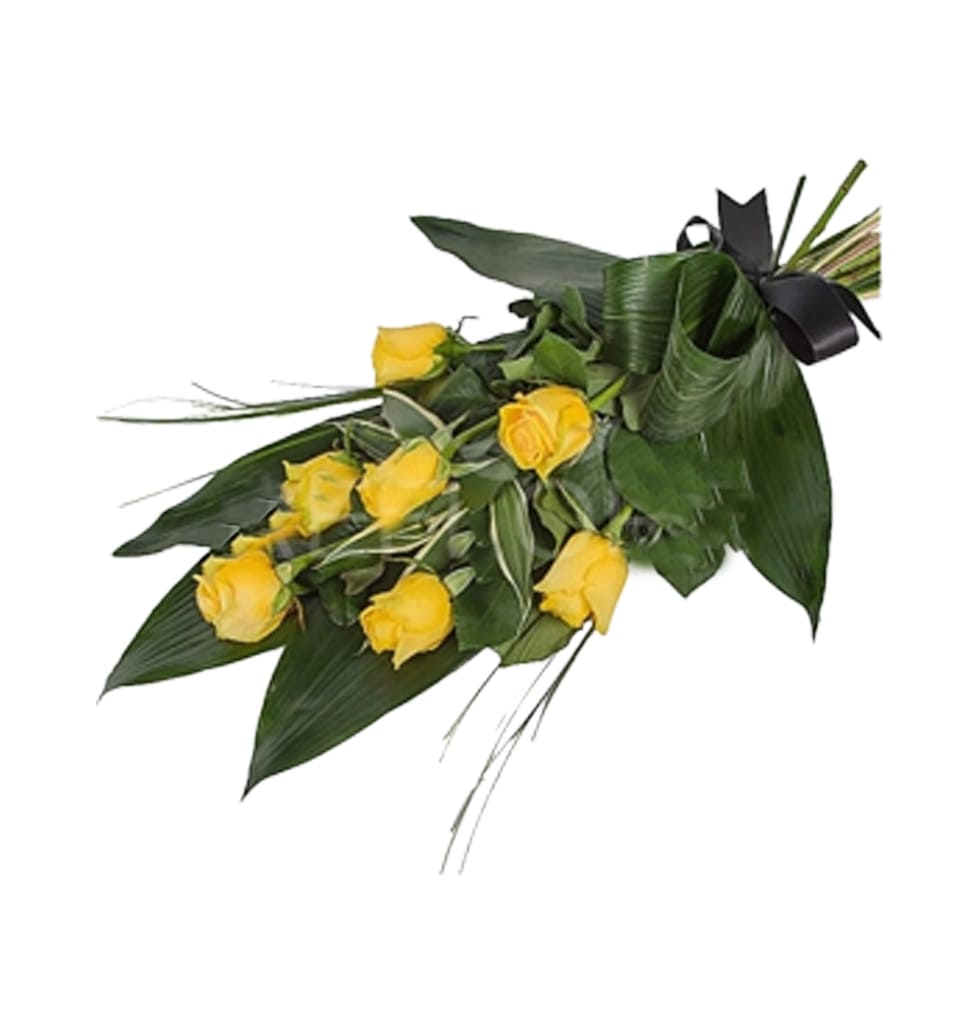 Yellow Rose Bundle For Condolences