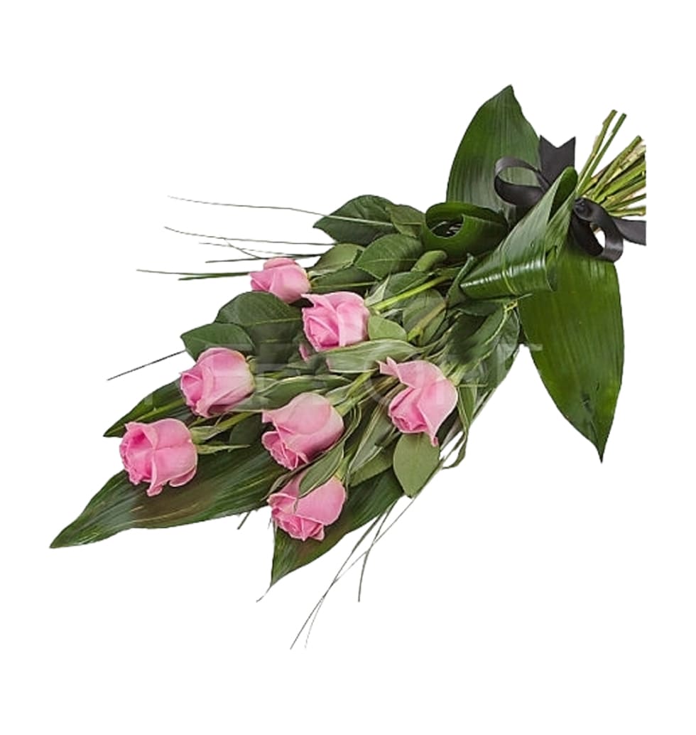 Pink Roses Bundle For Condolences