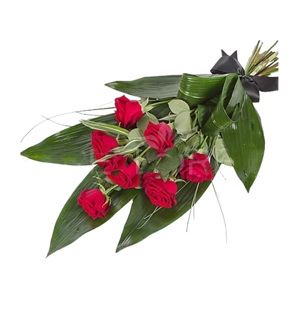 Red Roses Bundle For Condolences