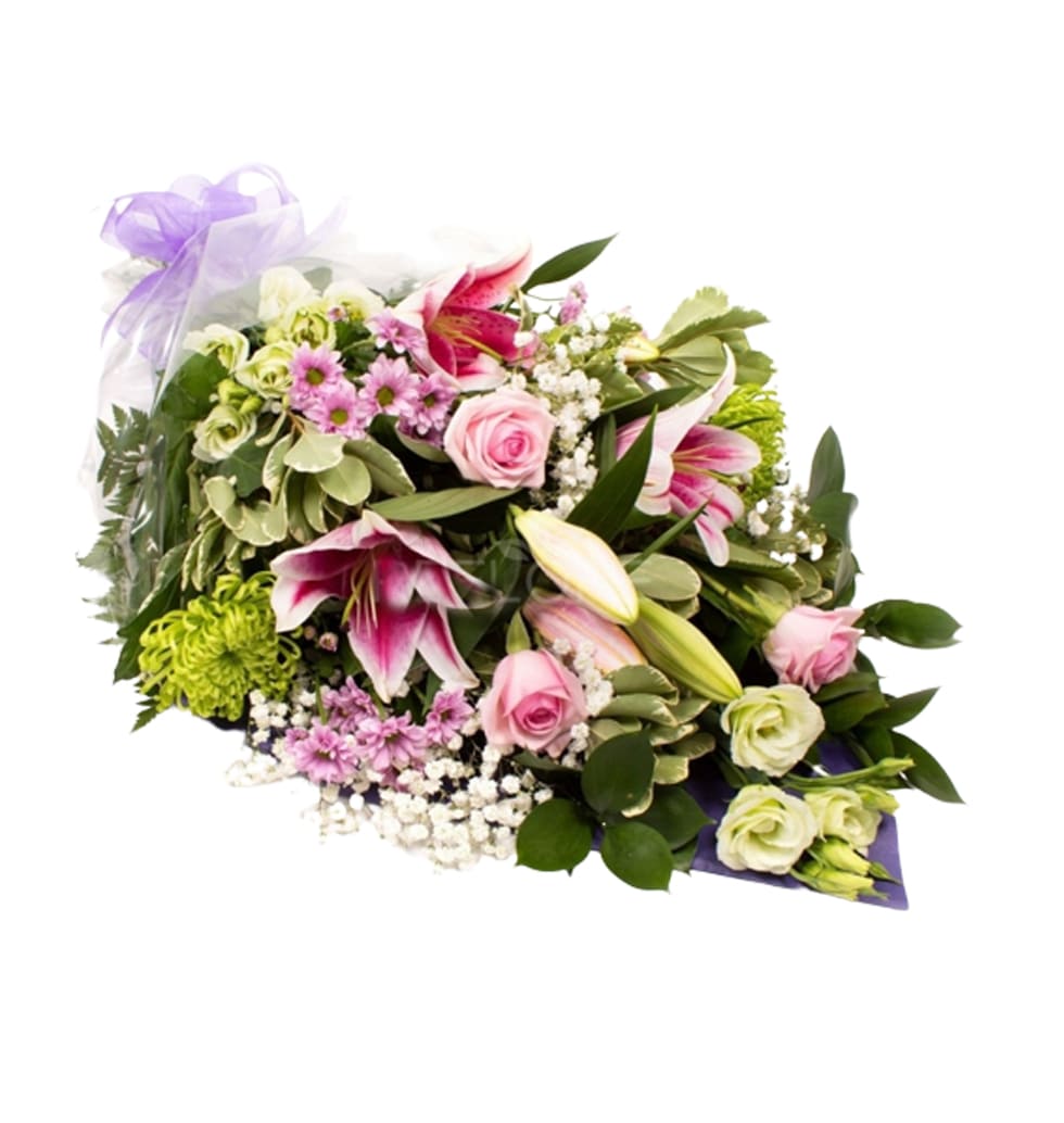 Condolences Bouquet Of Pink Flowers
