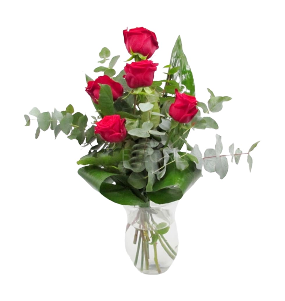 This stunning arrangement of red roses is the perf......  to Venice