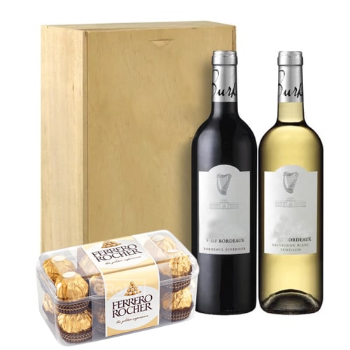 Gift your loved ones this Classic and Fragrant Red Wine and Chocolates and incor...