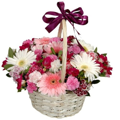 Radiant Love and Care Basket of Beautiful Seasonal Flowers