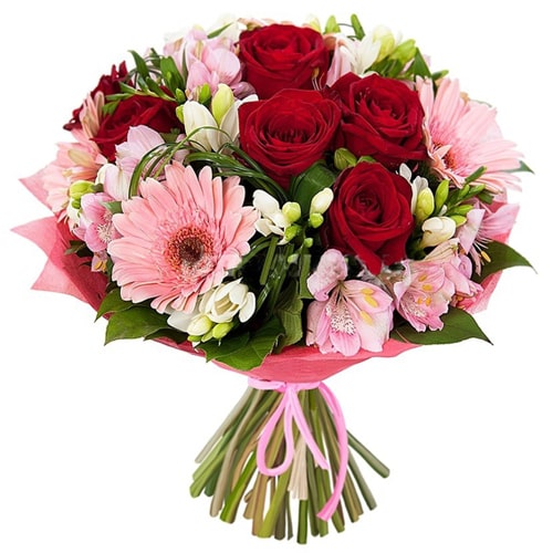 Treasured Love Bonding Seasonal Mixed Flower Bouquet