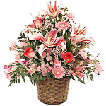 Carnations and Lilies Arrangement