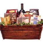 Send this gift basket to someone special so they can sit back and nurse a glass ...