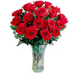 Bouquet of 15 red roses