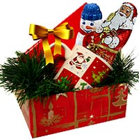 This holiday box includes Lindth Chocolates (Snow ...
