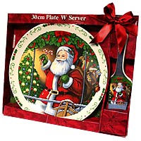 A special gift for New Year. Santa cake plate (30c...
