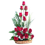 Fresh Red Roses Arrangement