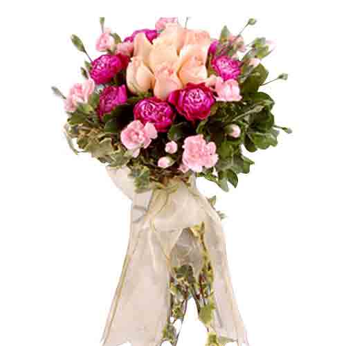 Spectacular Rose and Carnations Arrangement