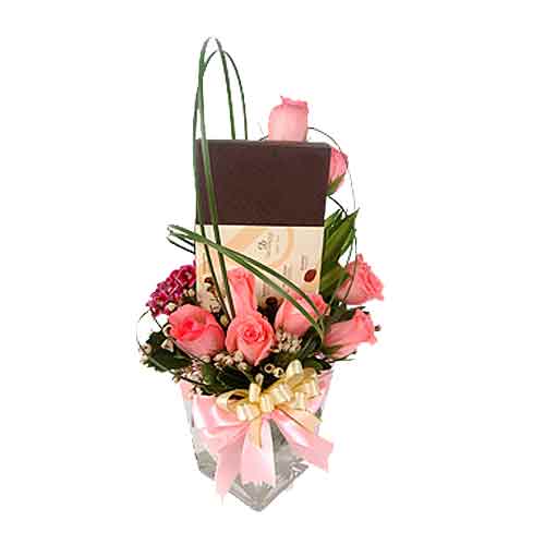 Satisfying Rosy Truffles Gentle Caresses Bouquet