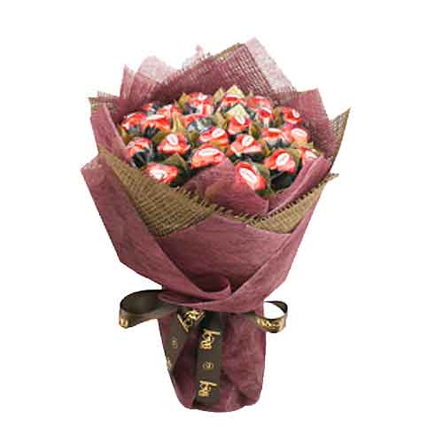 Mouth-Watering Lamour Belgian Chocolate Bouquet <br/>