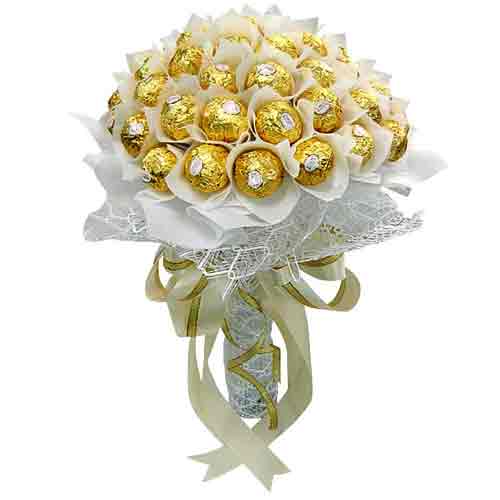 Stunning 36 Ferraro Rocher Bouquet<br>