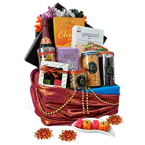 Delightful Deepawali Wishes Savory Gift Hamper