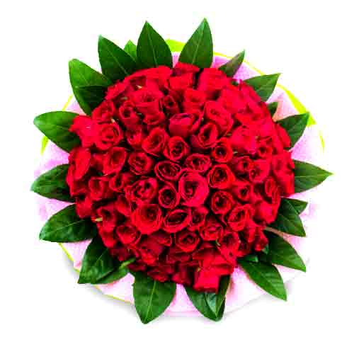 Breathtaking Red Color Roses Hand Bunch