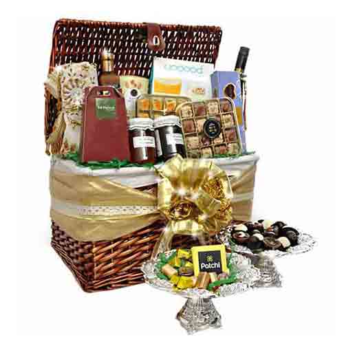 Awe-Inspiring Festive Greetings Gourmet Basket