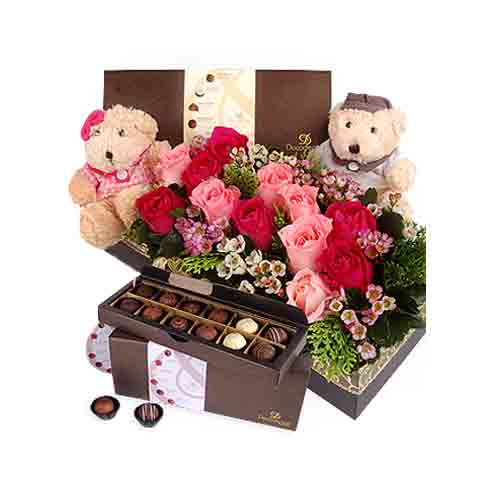 Sweeten your loved ones heart with a box of decadent Decadence�s Belgian Truffle...