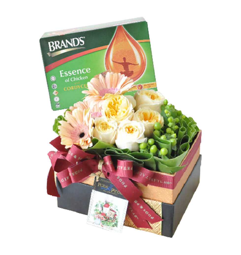 Floral Decorated Meat Box