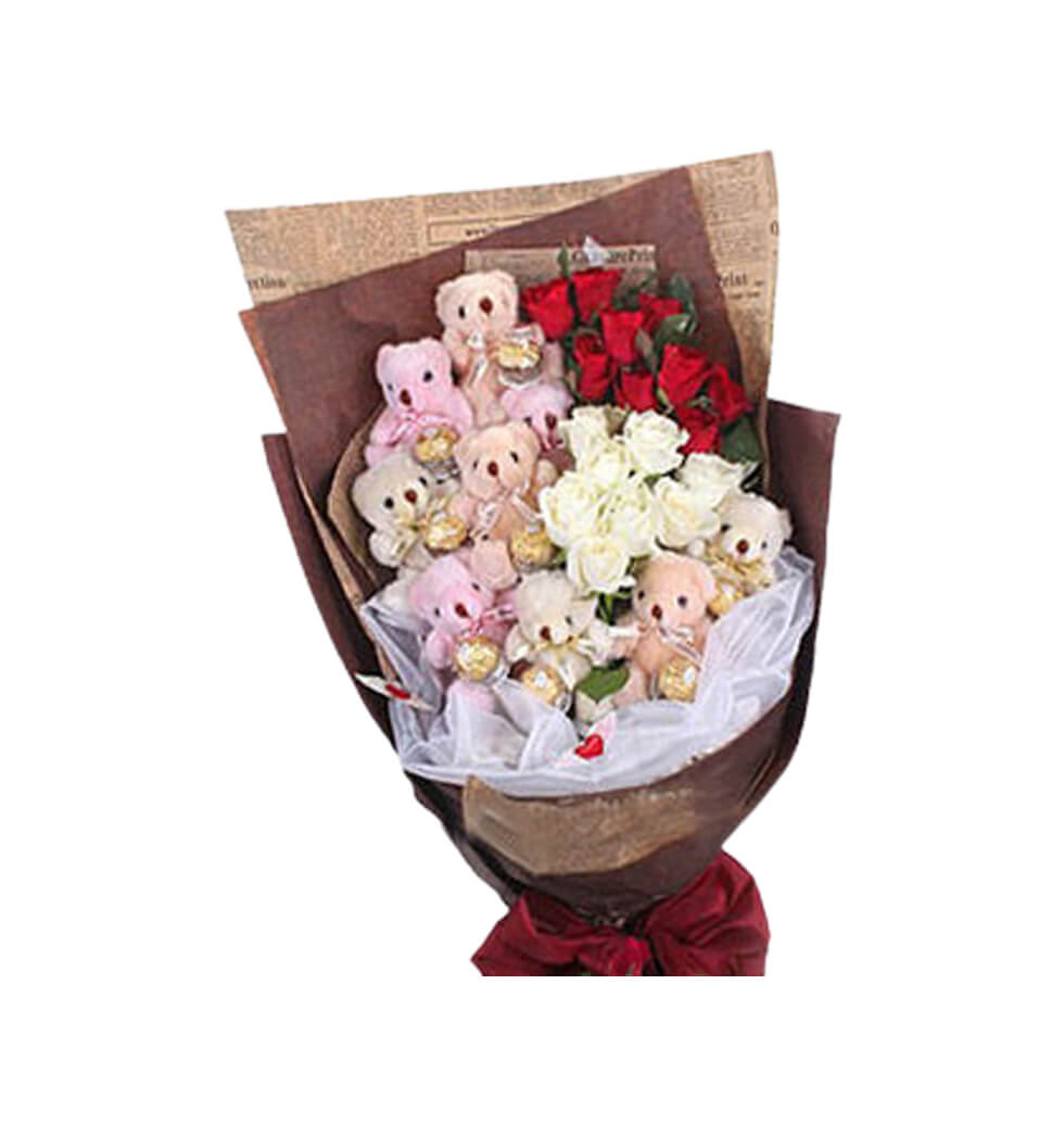 Delicious Chocolate and Bear�Bouquet