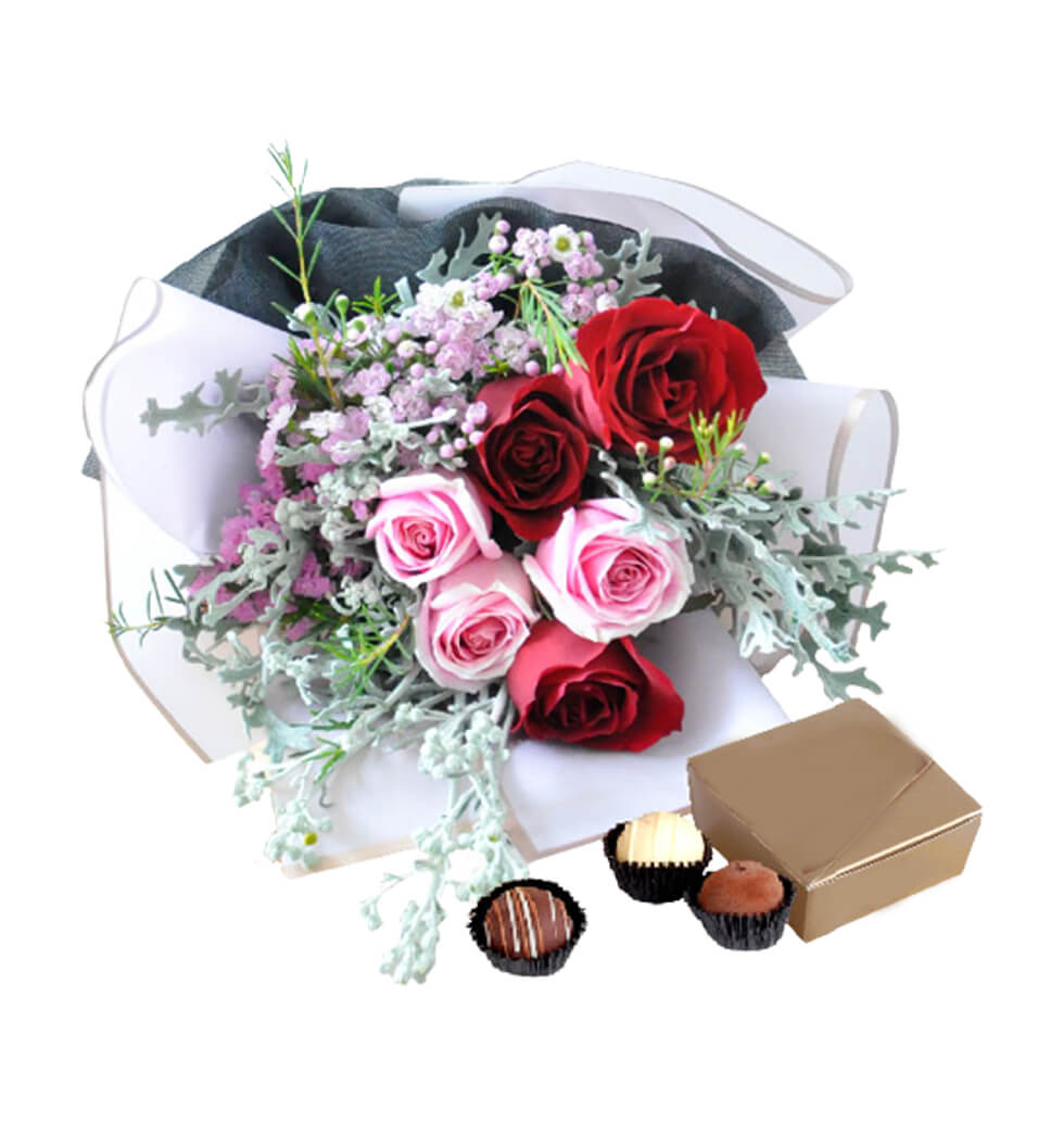 Pretty Roses and Chocolates