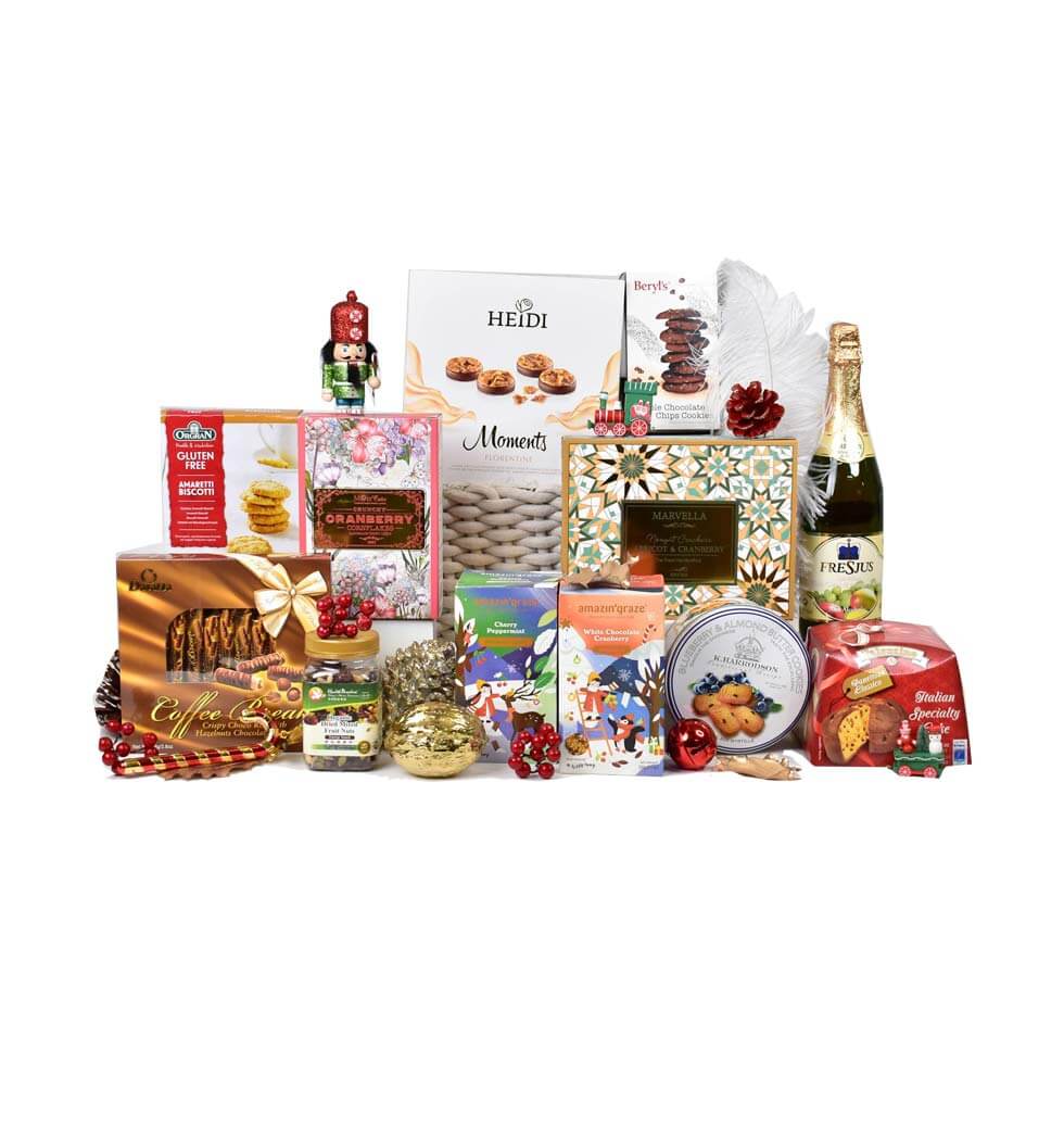 Winter Special Basket With Snacks And Beverages