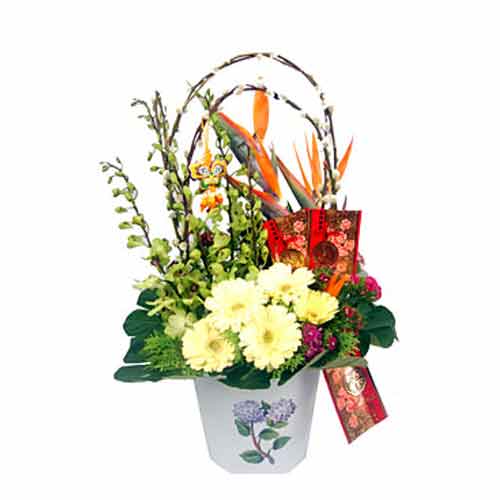 This splendid gift of Magical Flower Bundles of Ha......  to Senai