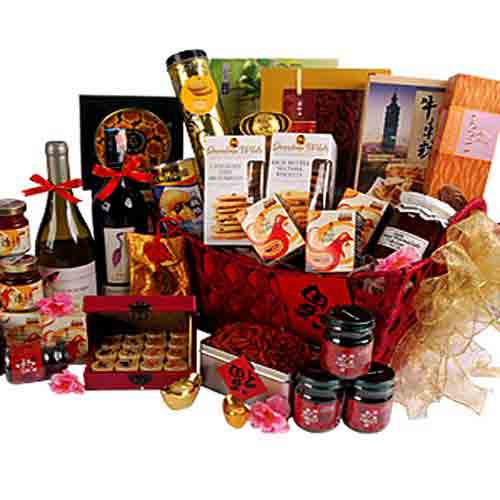 Convey your appreciation to Mom with a basket of o......  to Karangan