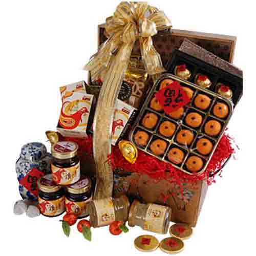 Our savoury hamper will find its way to your Moms ......  to Kulai