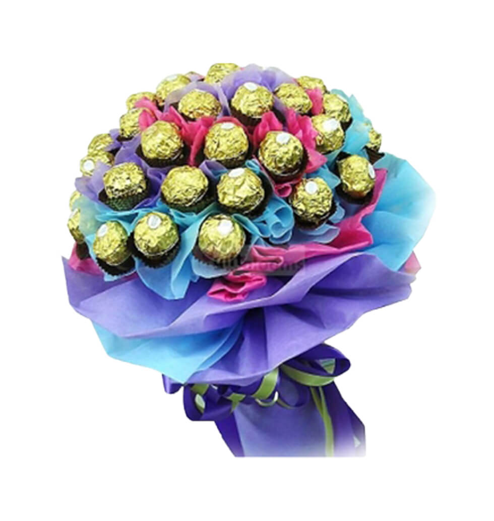 Send your best wishes with a bunch of Ferrero Roch...