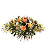 Gerberas, Carnations and Chrysanthemum Wreath