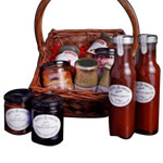 Appealing Basket of Yuletide Goodies