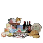 Fabulous Wine Lover Food Basket