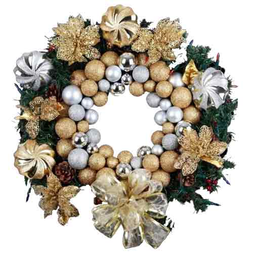 Premium Christmas Inspired Holy Floral Wreath