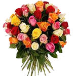 Bouquet Of Mix Color Roses