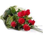 Bouquet Of Half Dozen Red Roses