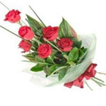 Special Romantic 6 Red Roses Bouquet
