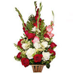 Delightful Floral Arrangement Gift Basket