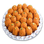 Yummy Pack of Moti Choor Laddoo from Angan Sweets