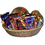 Tempting Chocoholic's Basket of Favorite Chocolates