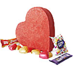 Irresistible Red Heart Chocolates Delight Gift Box