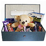 Smart Satisfying Treats of Chocolate Gift Box with Teddy Bear