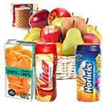 Attractive Anytime Delight Fruits and Others Gift Hamper