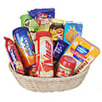 Beautiful All-in-One Basket of Biscuits, Viva, Horlicks, Snacks and More