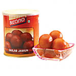 Delicate 1 Kg Gulab Jamun Tin from Bikano