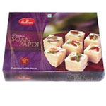 Ecstatic 800 gm. Sohan Papri from Angan Sweets