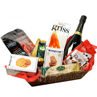 Remarkable Festive Care Package Gift Basket