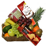 Classically Styled 6.2 Kg. Fruit Basket with Candy